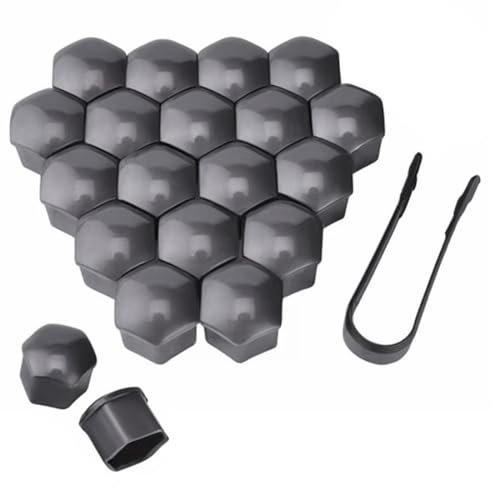 Tomedeks tappi copridado ruota,copri bulloni ruota,20 pezzi, resistenti, con strumento di rimozione, per Audi A3/A4/A5, proteggono le viti delle ruote, garantiscono un aspetto ordinato