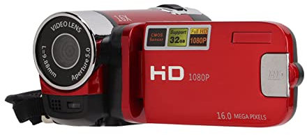 Greensen Caméscope de Caméra Vidéo Numérique 4K 48MP, Enregistreur Vidéo de Caméra à Zoom Numérique 16X Caméra Vidéo à écran Rotatif de 2,7 Pouces à 270 ° pour Les Débutants et Les