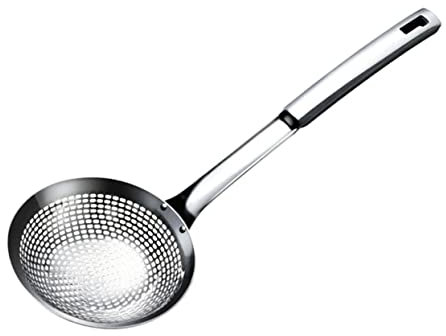 FUNOMOCYA Colador Acero Inoxidable Cuchara Ranurada Para Olla Caliente Cuchara Coladora