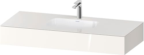 Duravit Qatego Einbauwaschtisch mit Konsole, 1200x550x170mm, QA4692022220000, Farbe: Weiß Hochglanz