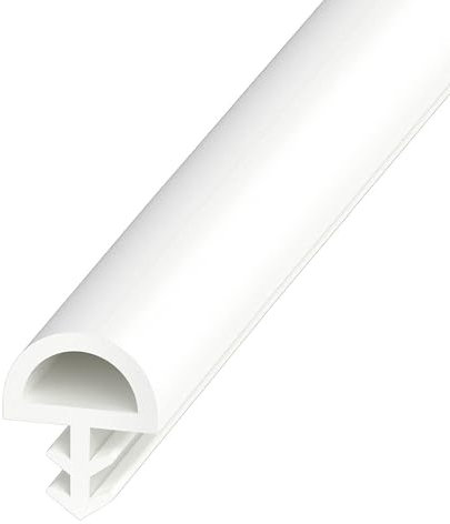 Joint de porte, fil anti-étirement, joint de butée de porte d'entrée, joint de porte d'intérieur (blanc, 8 mm x 5 m)