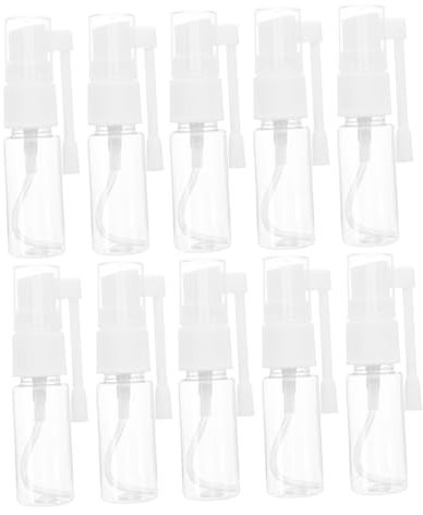 TOVINANNA 20piezas Botella De Spray Nasal De Transparente y Portátil Para Viaje Boquilla Para Pulverizar Agua o Perfume