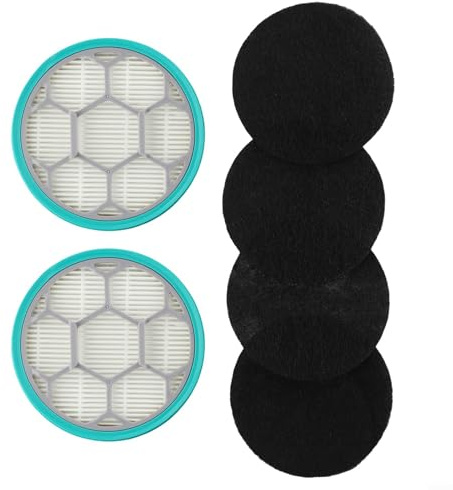 ZiStarlilife Staubsaugerfilter für Neakasa/für Neabot P1 Pro Vakuum-Pflegeset, einfach zu wechseln und zu reinigen, 2 x Filter + 4 x Schwamm