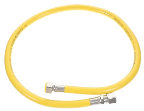 HOMSFOU Tubo Flessibile Gas Naturale Acciaio Inossidabile Design Corrugato Resistente e Sicuro Per e Forni Connettore Rapido Per Impianti Gas