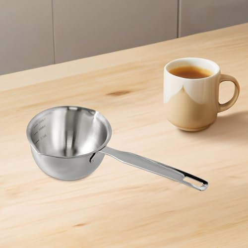 Kleiner Milchtopf aus 304 Edelstahl, perfekt für den täglichen Kochbedarf (150 ml)