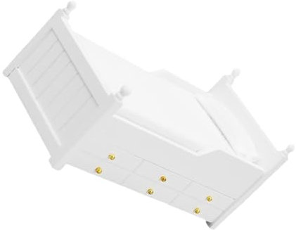 Garneck Puppenbett mit Schublade Stabil Leicht und Realistisch zur Dekoration Ihres