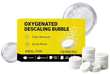 Compresse Anticalcare,Confezione Da 10 Compresse Per Rimozione Sicura Calcare,Pastiglie Pulenti Attive Macchina Caffè | Per Ufficio Dormitorio Ristorante Servizio Da Tè Bottiglia D'Acqua Estrattore Di