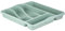 Wham Plastic Kitchen Cutlery Tray Organiser Rack Holder Drawer Insert Tidy Storage - Sage