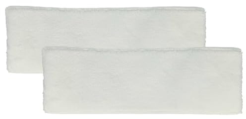 vhbw Wischtuch Set (2-TLG.) Mikrofaser-Pad Ersatz für Kärcher 2.863-020.0 für Dampfreiniger, Dampfmop