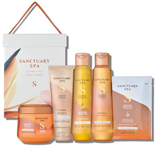 Sanctuary Spa Signature Pamper Hamper Gift Set, Vegan, Gift For Women, Womens Gift Sets, Birthday Gift