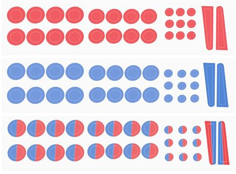 Be In Your Mind 3Pcs Adesivi Per Rubinetti Rotondi Diametro 1 Cm 8 Mm 3 Mm Triangolari 5x32 Mm Adatti Per Rubinetti Di Casa Bagno Cucina Hotel Etichetta Autoadesiva Acqua Calda fredda Rosso E Blu