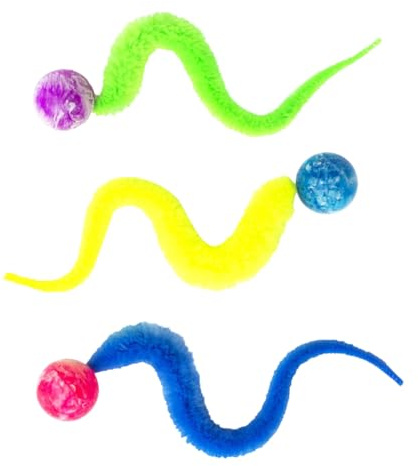 DIXIOUJAI 3 Stück lustiges Katzenspielzeug, Hüpfball, perfekt für Katzen jeden Alters, Interactive Toy for Cats
