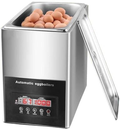 MNBVH Cuociuova Rapido, Cuociuova A Sorgente Calda, Macchina Commerciale per Uova alla Coque, Macchina per Uova alla Coque, Cuociuova Elettrico, Cuociuova E Dispositivo per Frittata, 50 Pezzi