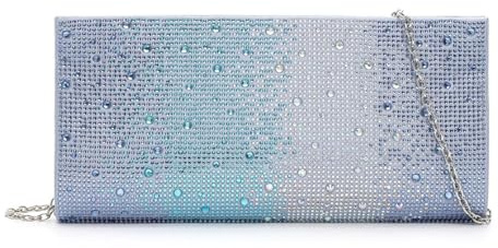 Tamaris Amalia Rhinestone Clutch Crystal Blue