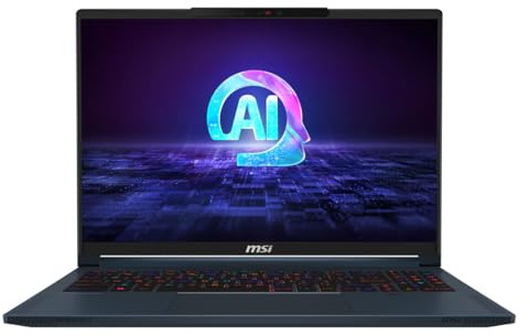 MSI Stealth 16AI-203XES Laptop 16 32GB RAM 1TB SSD Nvidia Geforce RTX 4060 QWERTY Spagnolo Intel Core Ultra 7 155H
