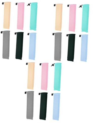 Cabilock 3 Sätze Besteck Aufbewahrungstasche Kulturbeutel Mit Kordelzug Outdoor-bestecktasche Geschirr Für Den Außenbereich Geschirrhalter Tragbare Bestecktasche Netztasche 6 Stück * 3