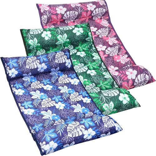 WERNNSAI Set di Galleggianti da Piscina da 3 Pezzi Amaca Gonfiabile per Piscina per Adulti Amaca in Morbida Rete per Acqua Multiuso 4 in 1 Sedia a Sdraio Amaca Drifter per Nuoto Spiaggia Festa Lago