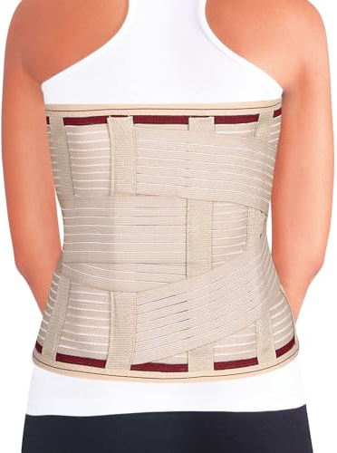 CASE Rücken Bandage Lendenwirbel Korsett Premium Comfort stabiler Klettverschluss HB5244 XL