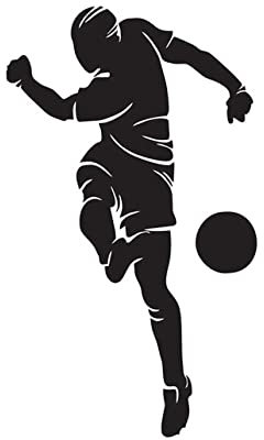 SECFOU 1stück Selbstklebende Fußball Wandtattoos Kreative Sport Wanddekoration Für Kinderzimmer Gym Und Mehr Abnehmbare Wandsticker Geeignet Für Glatte Oberflächen