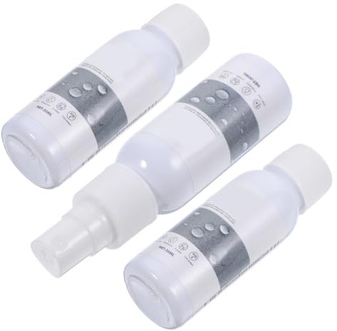 HOUDERCO Spray Imperméabilisant Pour Chaussures Et Tissus Nanotechnologie, Liquide Transparent, Lot De 3 x 30 Ml, Protection Extérieure Anti-eau, Anti-saleté, Séchage Rapide