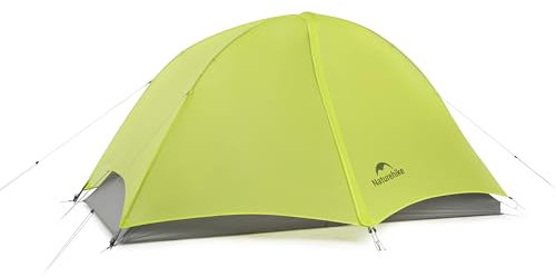 Naturehike Star Trails EXT Wanderzelt Ultraleichtes 1 Person Campingzelt, Wasserdichtes Outdoor Zelt für Abenteuer, Kompaktes Design mit Autotauglichkeit