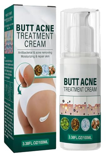 KOAHDE Butt Acne Clearing Spot Treatment Cream,Butt Pimple Removing Cream,Butt Acne Treatment Balance Oil,100ML,1PC,Removing Repair Skin,Smoothing Treatment Clearing Butt Spot