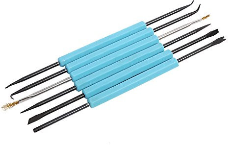 6pcs Soudure Assist Réparation Outils Soudure Poignée PCB Circuit Imprimé Trousse d'outils d'aide