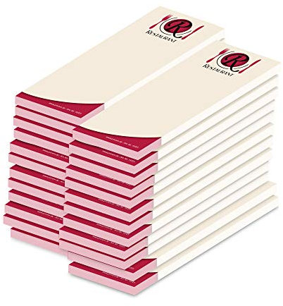 PRICARO Kellnerblock Restaurant Nobel, 24 Stück