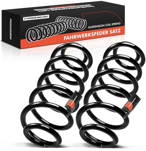 Frankberg 2x Federn Fahrwerksfeder Hinterachse Replace# 8K0511115HB | Kompatibel mit A4 Avant 2008-2015 A5 Cabriolet 2009-2017 A6 2011-2018 A6 Avant 2011-2018