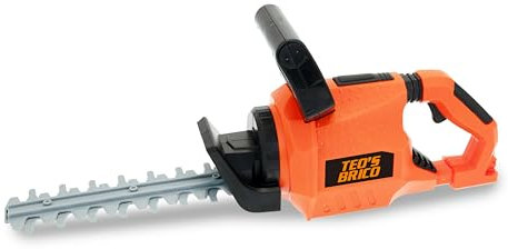 Teorema Giocattoli - Tagliasiepi Giocattolo per Bambini, Tagliasiepi a Batteria con Luci e Suoni, Include Visiera di Protezione per Un Perfetto Set Giardinaggio per Bambini