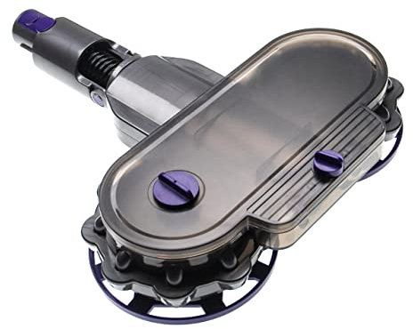 vhbw Kit de tête de balai électrique compatible avec Dyson V10 Absolute, V10 Total Clean aspirateur - avec réservoir d'eau + 2 lingettes