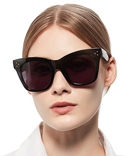 OCCI CHIARI Oversized Reader Sunglasses Women 1.5 Full Lens Reading Sunglasses 1.0 1.25 1.5 1.75 2.0 2.25 2.5 2.75 3.0 3.5 (Black, 1.50)