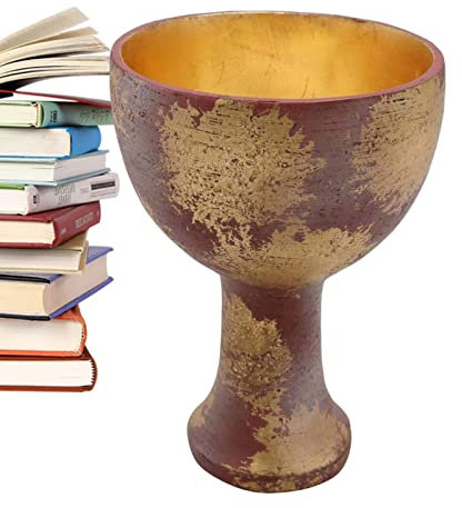 Maodom Coupe en résine du Christ Saint Graal, gobelet à vin d'halloween, Décorations, Calice Christian Calice Cup, Movie Prop Hobby Collection pour Les