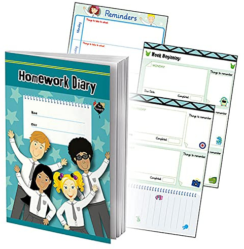 2 Pedagogs Homework Diary Record Book Childrens Pupils School Log Teachers A5 Primary Teaching Services