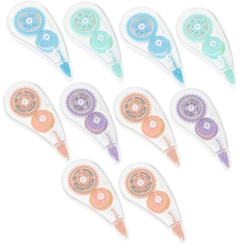 MAGICLULU 10stücke Korrekturband Weiß Selbstklebendes Korrekturband Für Schüler Haushaltsband Tragbares Klebeband Schreibwaren Bänder Für Schule