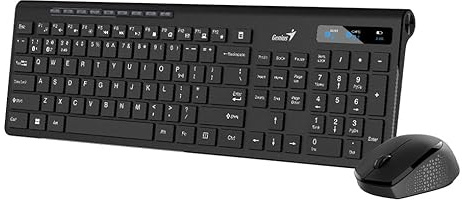GENIUS Teclado + ratón WIR. SLIMSTAR 8230 D.Mode (BT + 2.4gHZ) Black IT