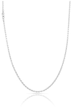 TAIPAN 2,3mm Kordelkette - elegantes Accessoire für Damen und Herren Rope Chain Design Made in Italy