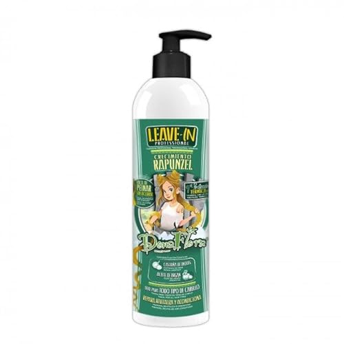 Dona Flora - Leave-In Protección Térmica UV Rapunzel | Defensa contra calor y sol | Hidratación profunda | Brillo y suavidad | Fácil de usar - 500 ml