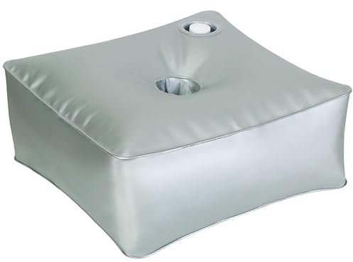 Generico Borsa Pesi Base per Ombrellone, Pesi Base per Ombrellone A Sbalzo, Supporti per Ombrellone con Riempimento d'Acqua, Supporto Offset per Patio da Giardino Esterno da 2,7 Pollici di Diametro