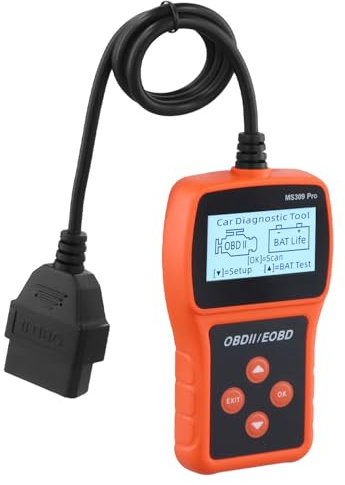 QWORK® OBD2 Diagnostic Voiture, Appareil Diagnostic Voiture avec Écran 2.4 Pouces, Lecteur de Défauts du Véhicule, Compatible avec Plupart Voiture