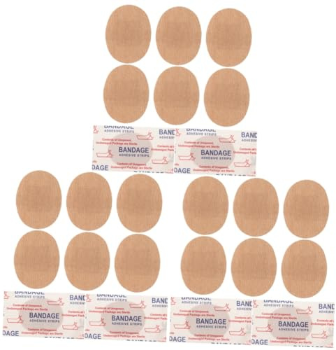 3 Juegos Vendaje Skincare Venda Cohesiva Curita Para Articulaciones Curita Elástica Para El Cuidado De Heridas Para Heridas En Los Dedos Tela Elástica 50 Uds * 3 FOMIYES