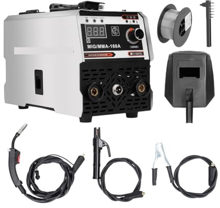 Soldador MIG MMA 2 En 1, Máquina De Soldadura Inversora Semiautomática, Soldadura De Contacto, Soldador De Arco Sin Gas, Máquina De Soldadura MIG MMA(MIG MMA Welder)