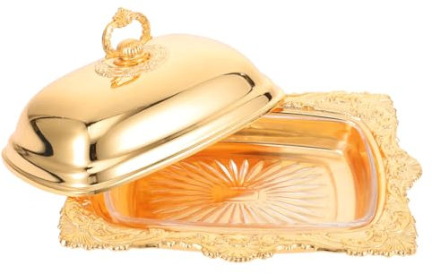 PRETYZOOM Butter Dish Holder Kitchen Butter Storage Container Cheese Box for Home Fridge Organizer Keeper