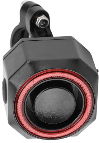 Allarme Cordless con Telecomando, Sistem di Allarme di Sicurezza Ricaricabile, Sensore di Movimento Vibrante Spia Anti Furto per Moto Elettrica Scooter