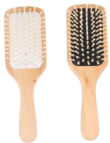 Ipetboom 2 Stück Haarkämme Aus Holz – Haarkamm Aus Holz Und Massagekamm Für Den Salon Die Häusliche Pflege – Natürliches Material Bequem Für Unterwegs