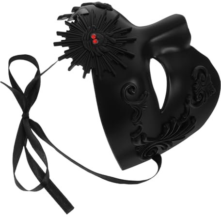 Alipis Masque De Mascarade Noir Pour Hommes Et Femmes Masque Décoratif à Demi-face Pour Carnaval Et Célébrations Festives Accessoire Élégant Pour Et Mottoparties