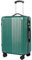 ABISTAB Hartschalen Reisekoffer mittelgroß 66x45x27cm, Handgepäck Koffer, leicht Rollkoffer mit 4 Rollen, Zahlenschloss, Koffer & Trolleys, Dunkelgrün