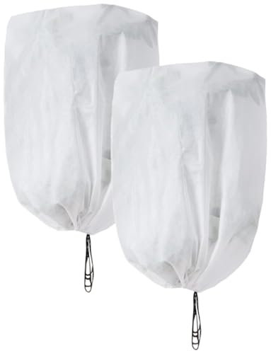 CIYODO Copertura Protettiva per Piante Antigelo Protezione Invernale per Piante Copertura Coulisse Tessuto Non Tessuto Comodo E Resistente