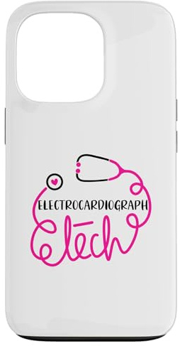 EKG Technologists Technicians Electrocardiograph Tech Case for iPhone 13 Pro
