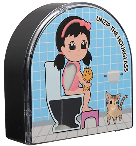 Alipis Timer Sabbia Per Bagno Minuti Contatore Silenzioso Rotazione Decorazione Unica e Funzionale Per Wc e Igiene Quotidiana